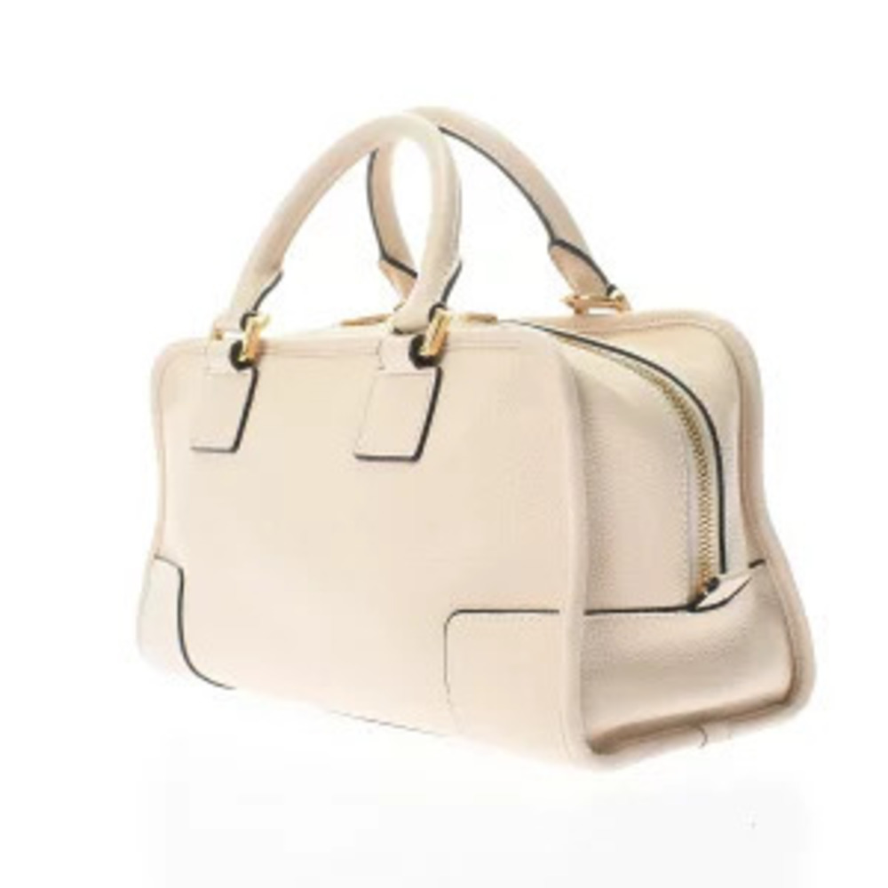 Loewe Leather Amazona Beige Handbag